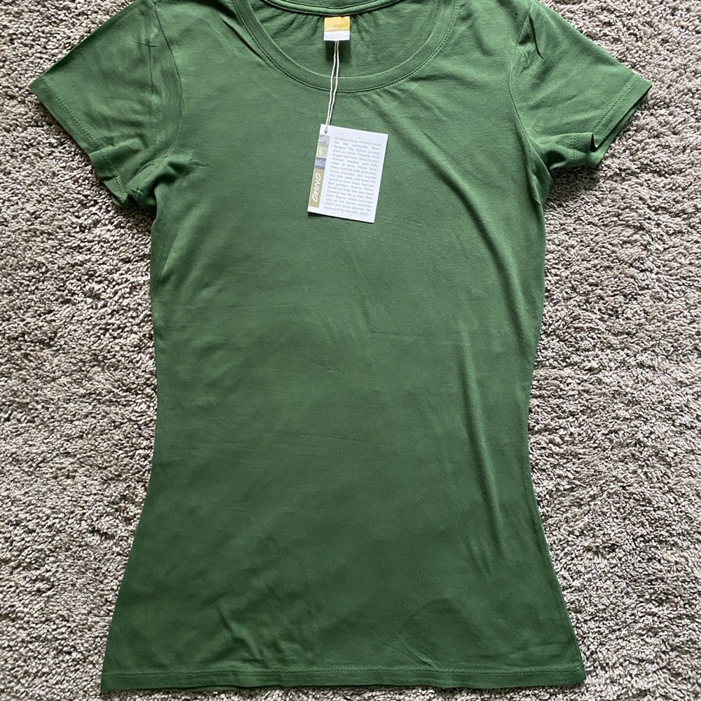 ONNO Moss Green Women's S Bamboo Tee